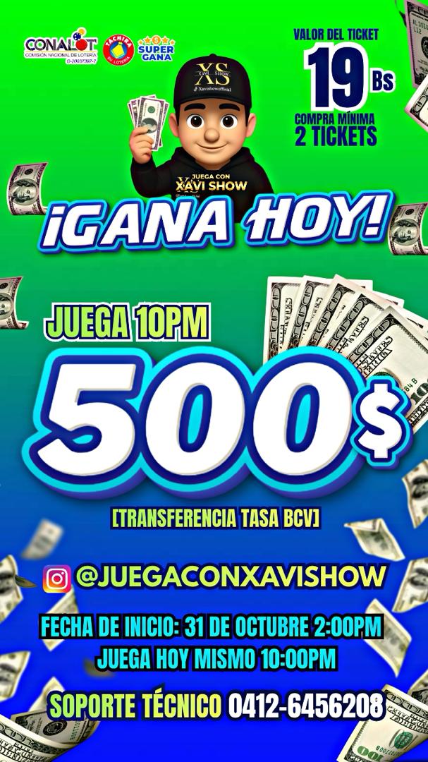 GANA HOY  500$🍀 31 de octubre!